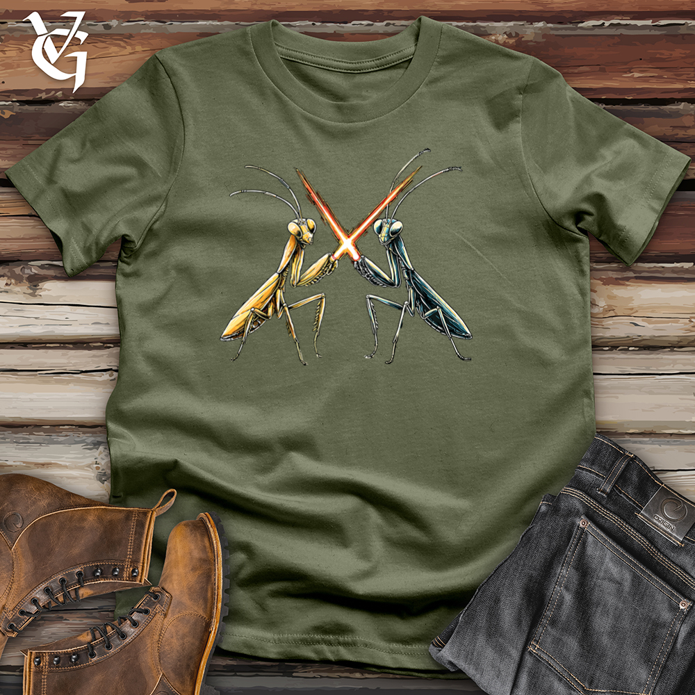 Viking Goods Praying Mantis Duel Softstyle Tee Military Green / S