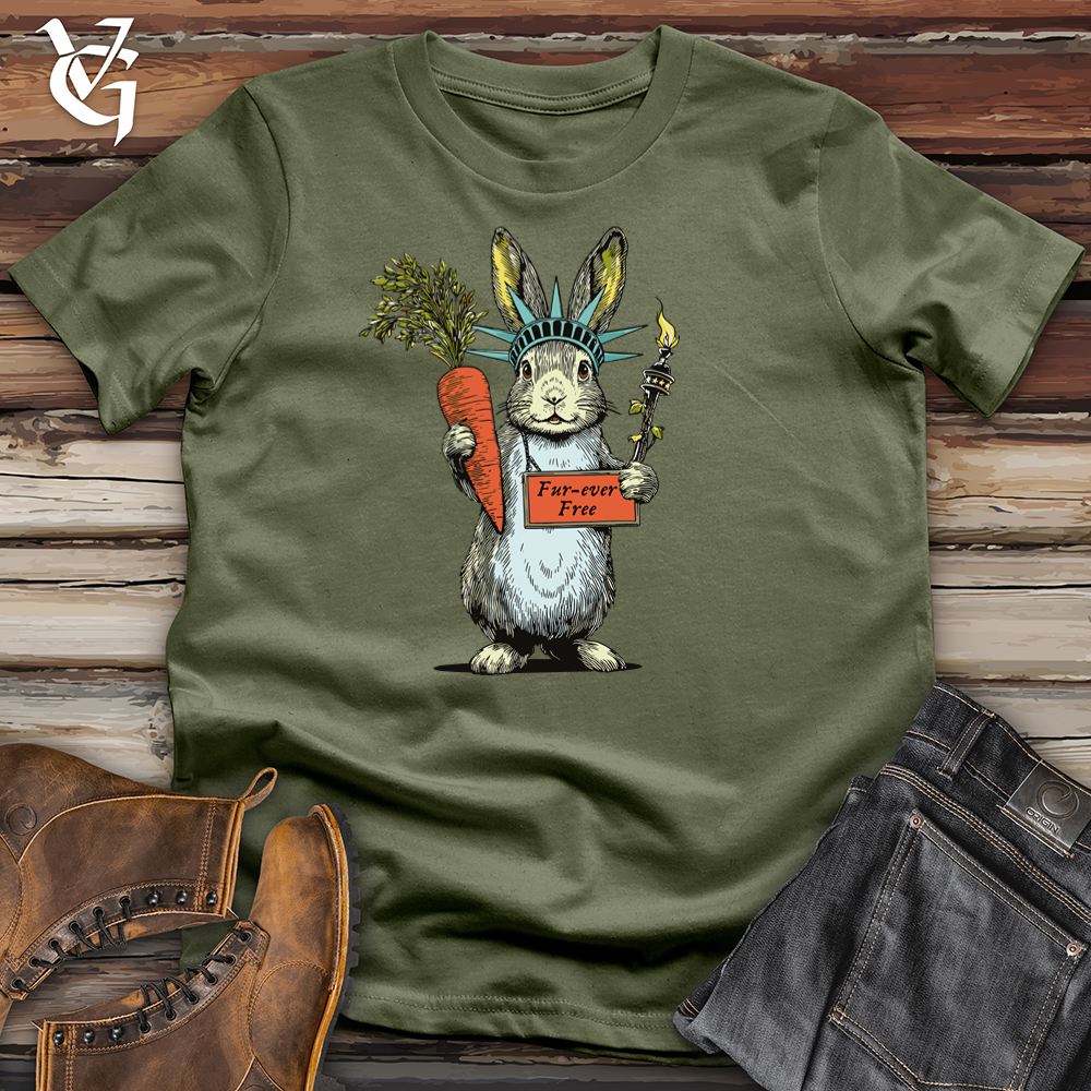 Viking Goods Rabbit Of Liberty Softstyle Tee Military Green / S