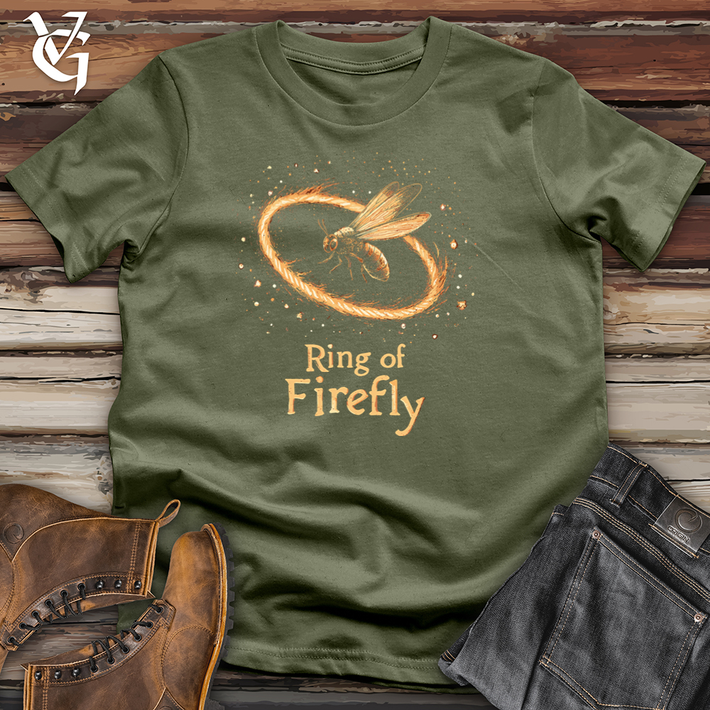 Viking Goods Ring Of Firefly Softstyle Tee Military Green / S