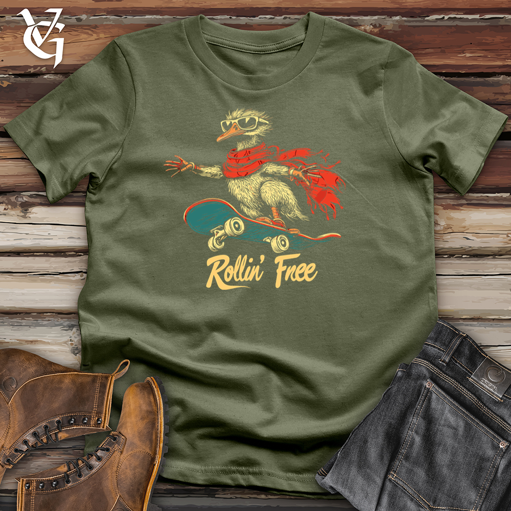 Viking Goods Rollin' Free Emu Softstyle Tee Military Green / S