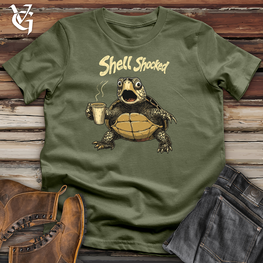 Viking Goods Shell Shocked Softstyle Tee Military Green / S