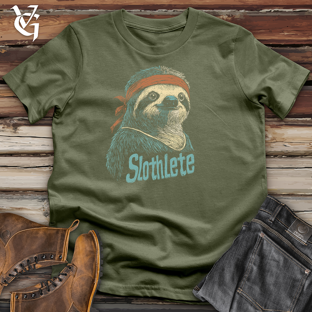 Viking Goods Slothlete Softstyle Tee Military Green / S