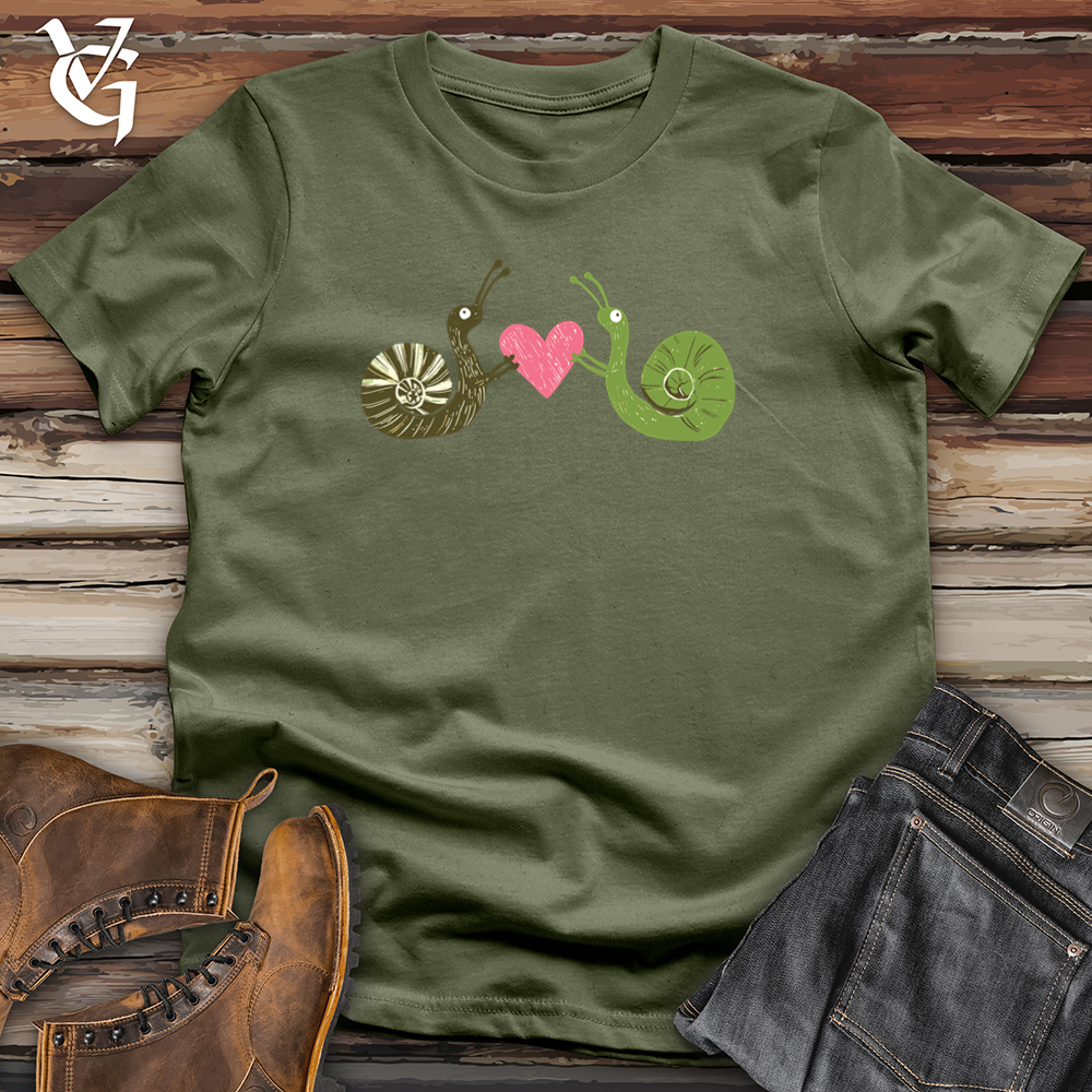 Viking Goods Snail Love Softstyle Tee Military Green / S