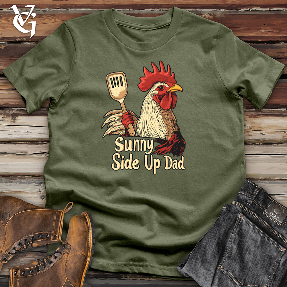 Viking Goods Sunny Side Up Dad Softstyle Tee Military Green / S