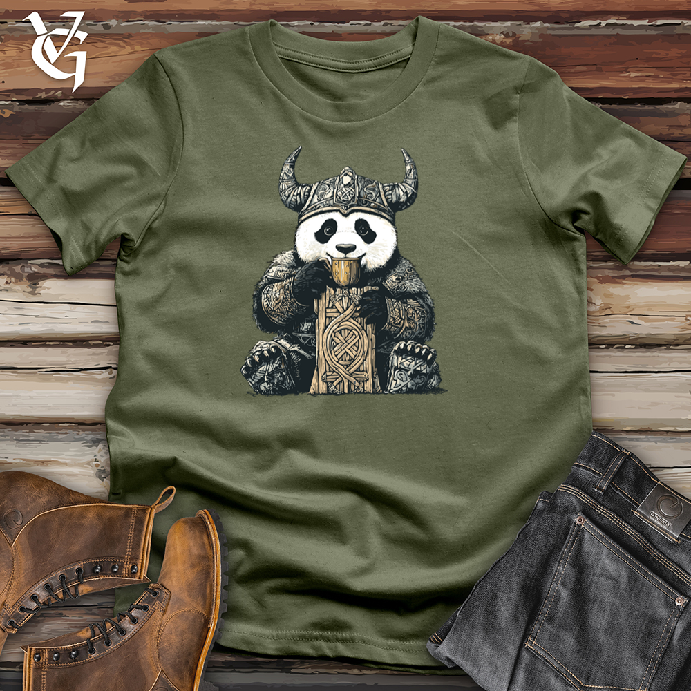 Viking Goods Viking Panda Softstyle Tee Military Green / S