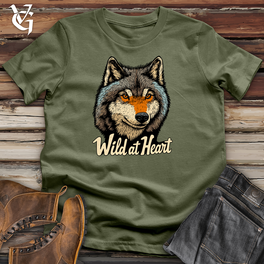 Viking Goods Wild at Heart Softstyle Tee Military Green / S