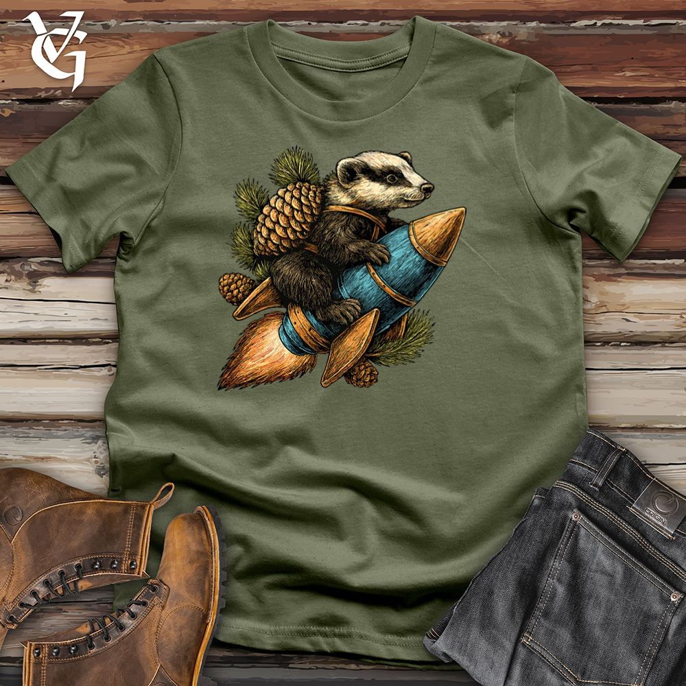 Viking Goods Wolverine Pinecone Rocket Softstyle Tee Military Green / S