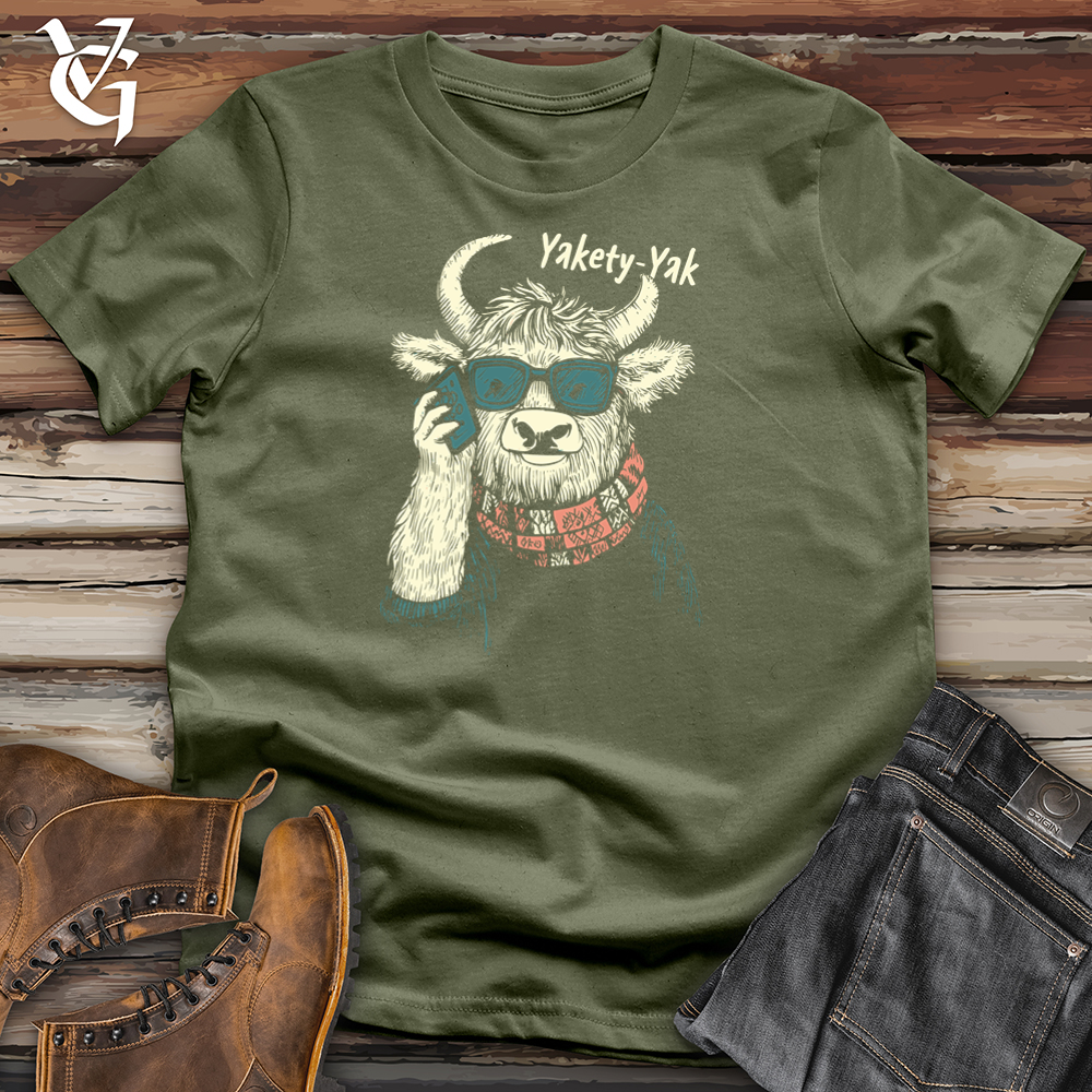 Viking Goods Yakety Yak Softstyle Tee Military Green / S