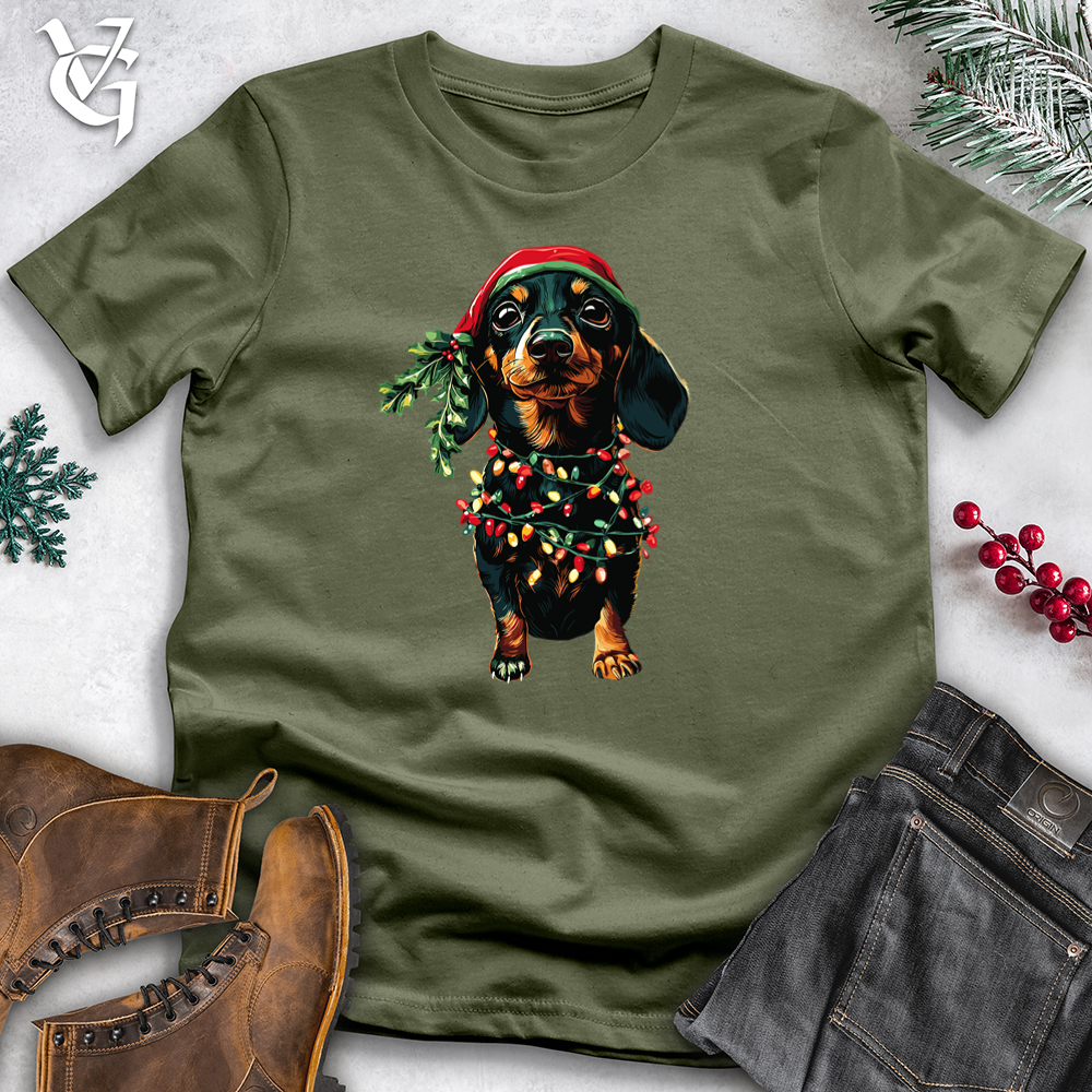 Viking Goods Doggy Lights Softstyle Tee Military Green / XS