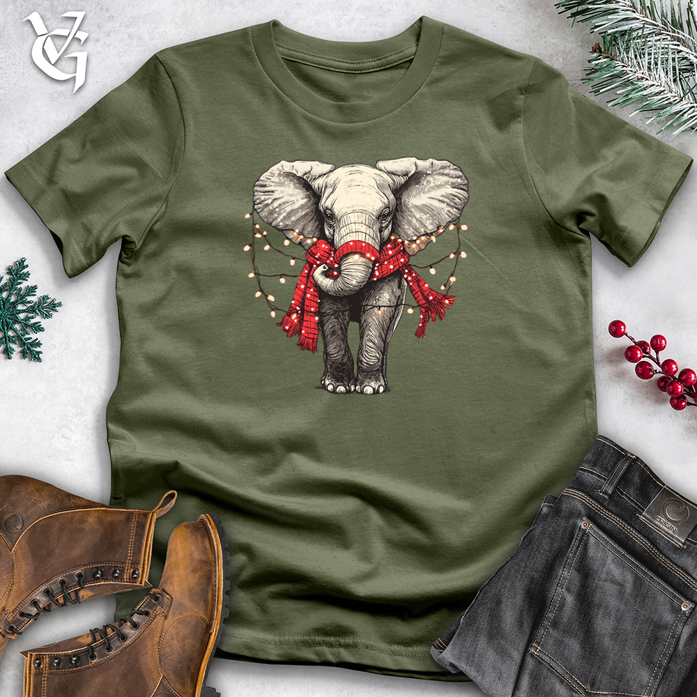 Viking Goods Elephant Lights Softstyle Tee Military Green / XS