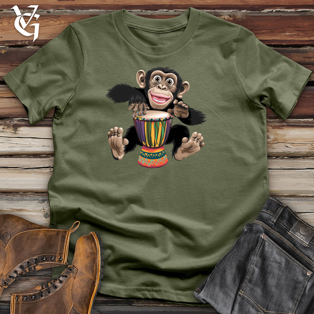 Viking Goods Happy Monkey Softstyle Tee Military Green / XS