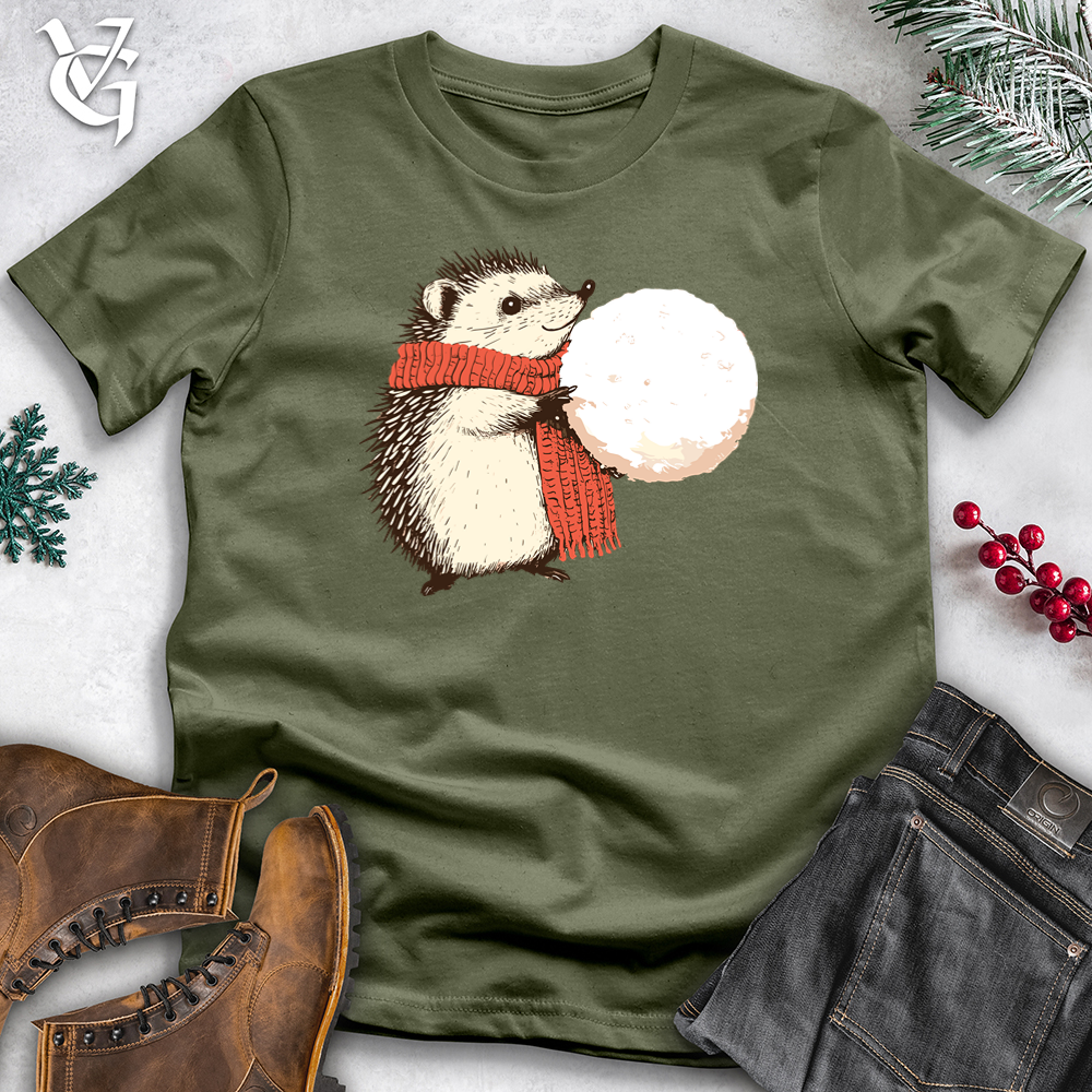 Viking Goods Hedgehog Snowball Softstyle Tee Military Green / XS