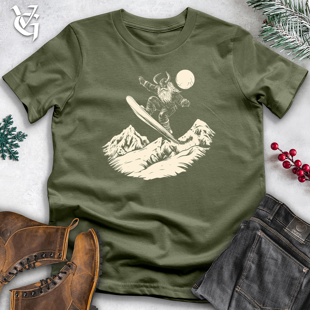 Viking Goods Viking Snowboard Softstyle Tee Military Green / XS
