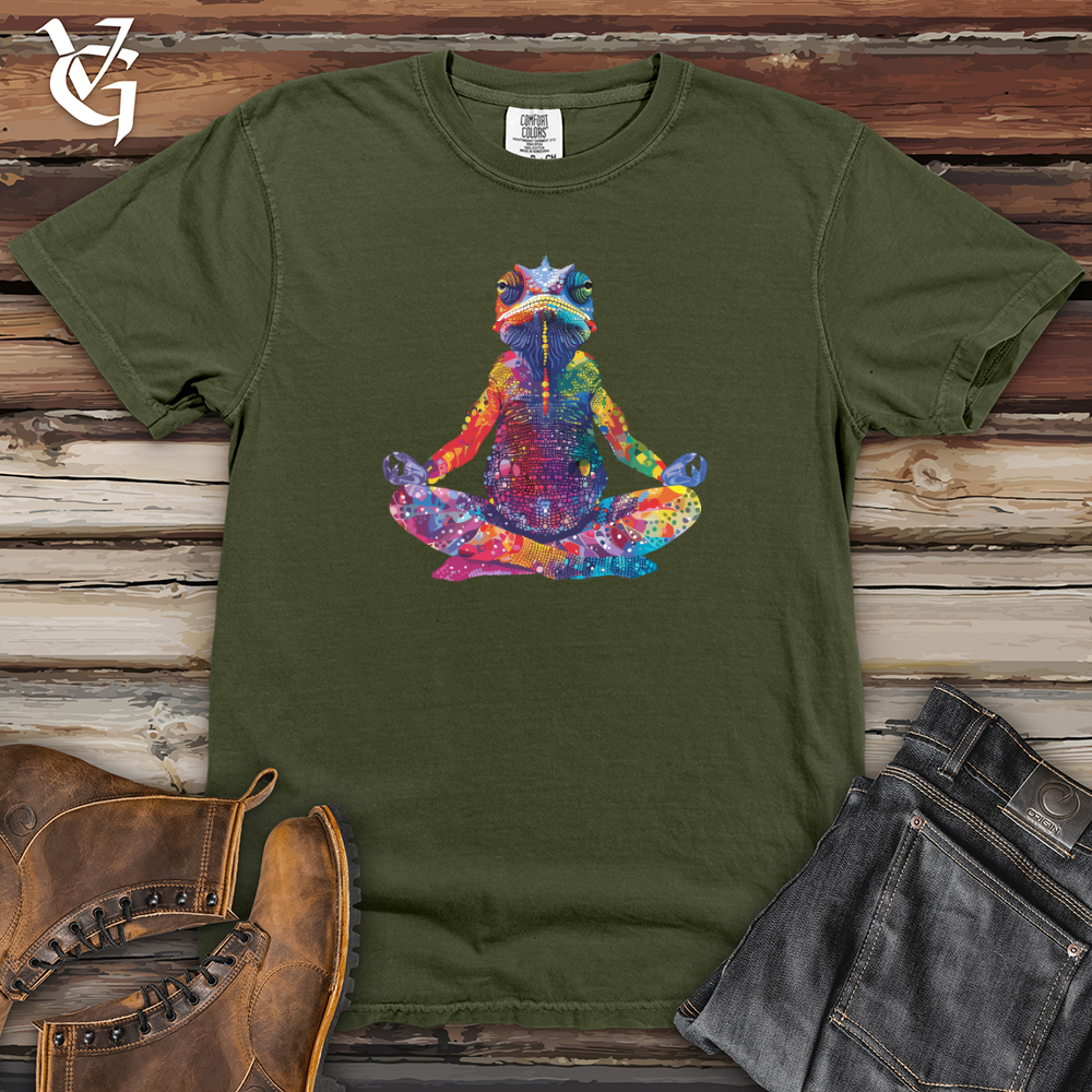 Viking Goods Chameleon Zen Mandala Heavy Cotton Comfort Colors Tee Moss / L