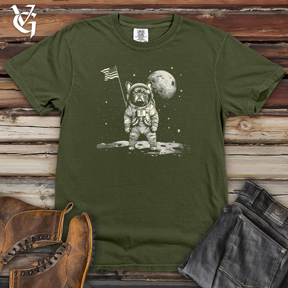 Viking Goods Cosmic Bulldog Odyssey Heavy Cotton Comfort Colors Tee Moss / L