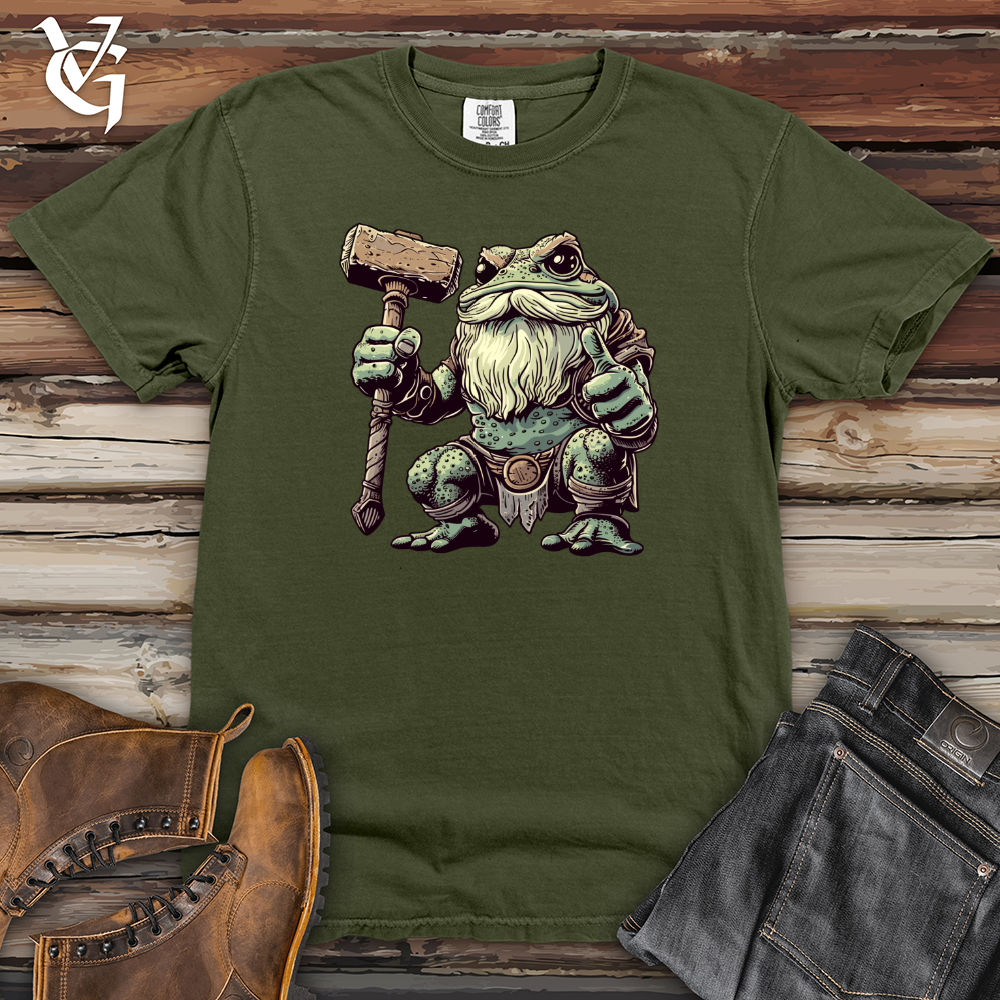Viking Goods Craftsman Frog Aura Heavy Cotton Comfort Colors Tee Moss / L