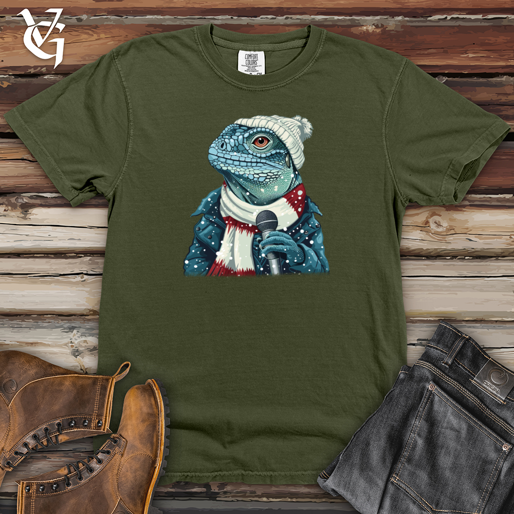 Viking Goods Lizard Winter Ballad Heavy Cotton Comfort Colors Tee Moss / L