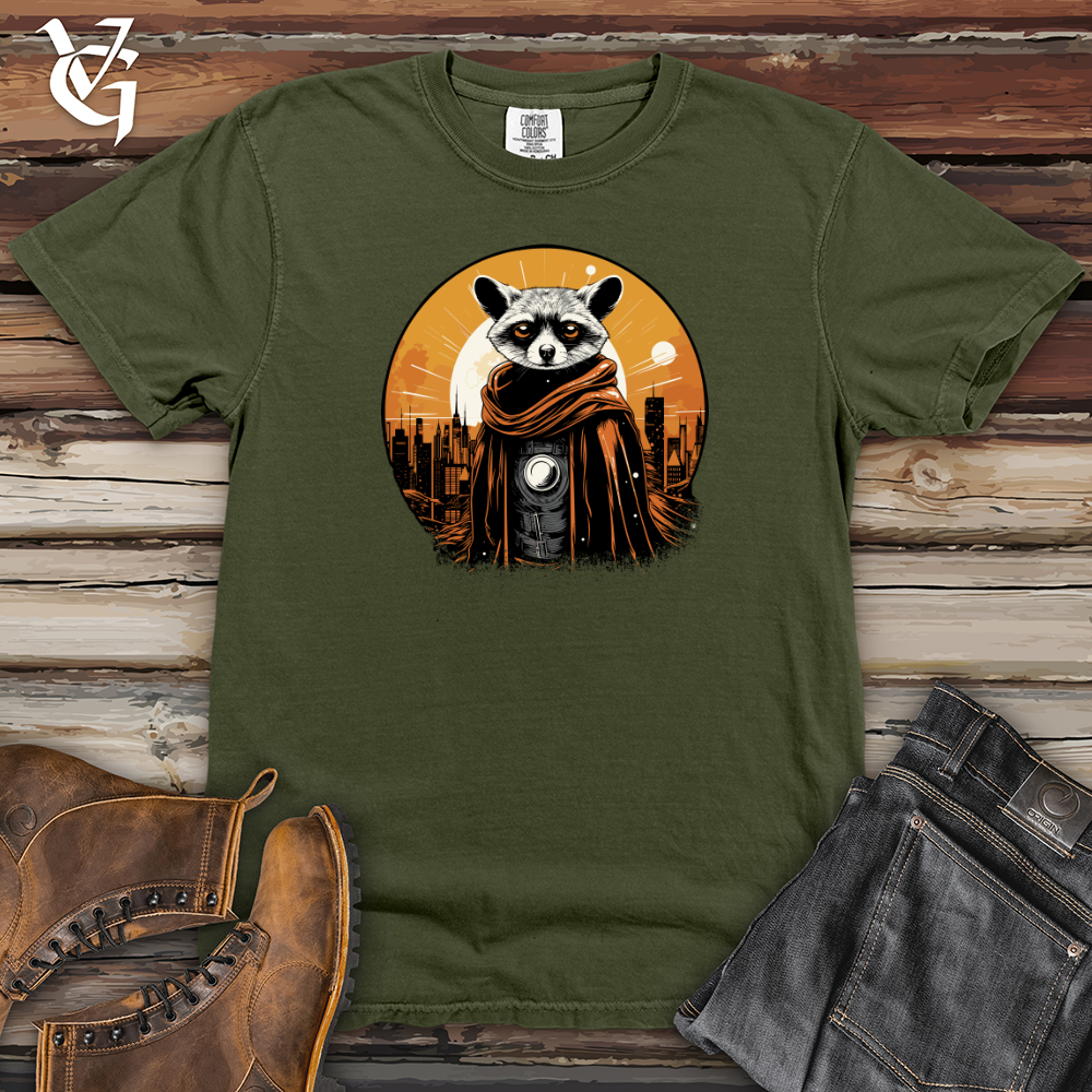 Viking Goods Raccoon Vigilante Heavy Cotton Comfort Colors Tee Moss / L