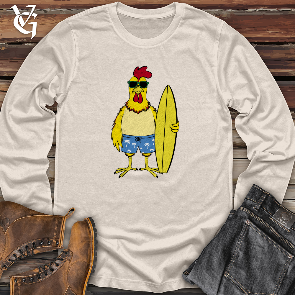 Viking Goods Chicken Surf Long Sleeve Natural / L