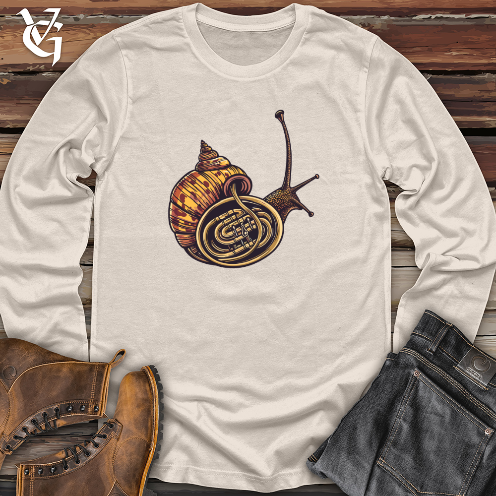 Viking Goods Snail French Horn Long Sleeve Natural / L