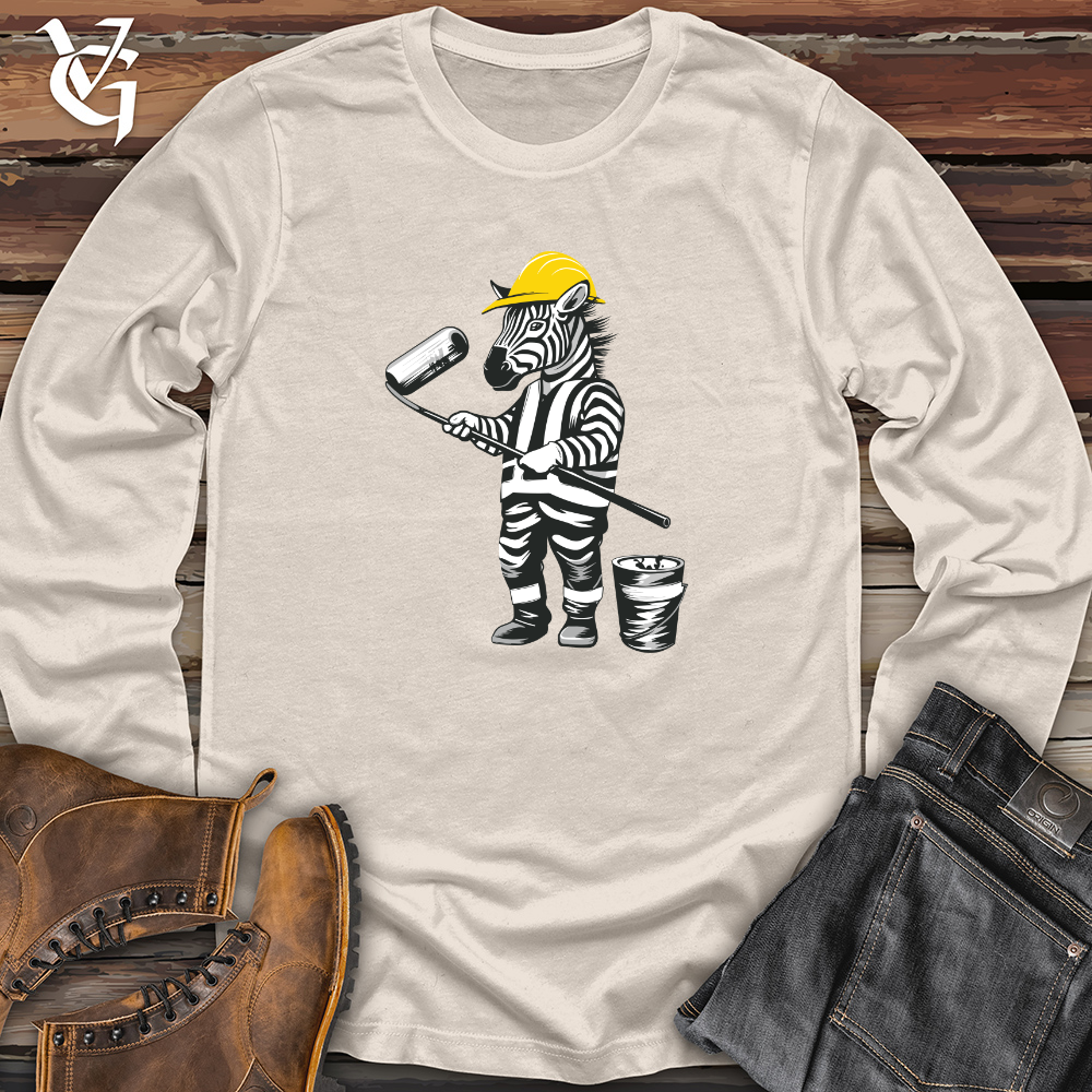 Viking Goods Zebra Builder Brush Long Sleeve Natural / L