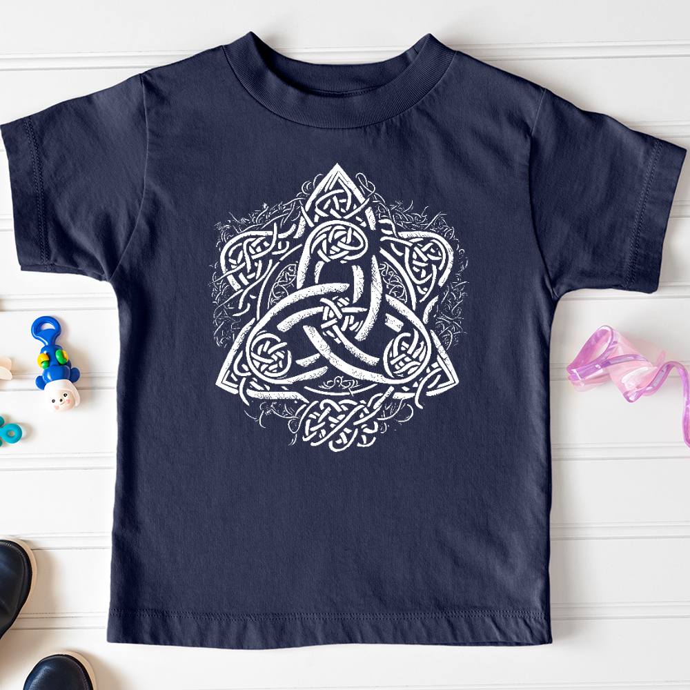Viking Goods Celtic Trinity Emblem Toddler Tee Navy / 2T