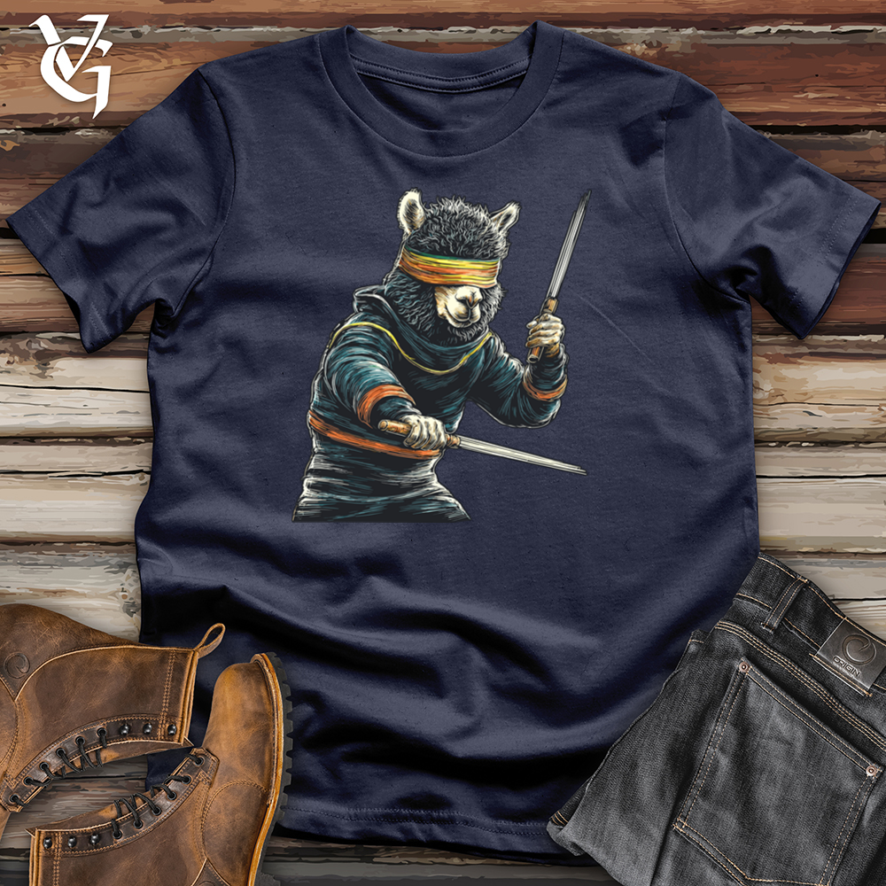 Viking Goods Alpaca Samurai Softstyle Tee Navy / L