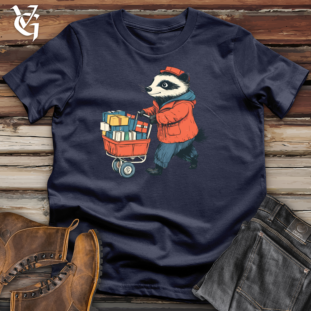 Viking Goods Badger Delivery Softstyle Tee Navy / L