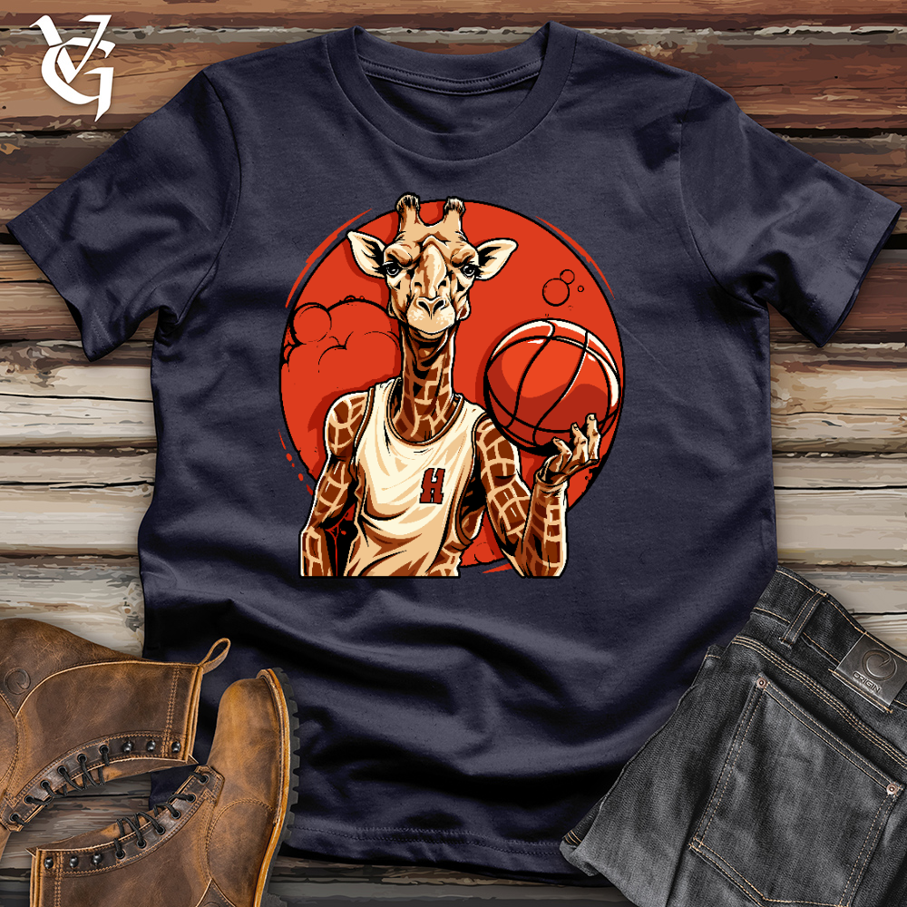 Viking Goods Balling Giraffe Cotton Tee Navy / L