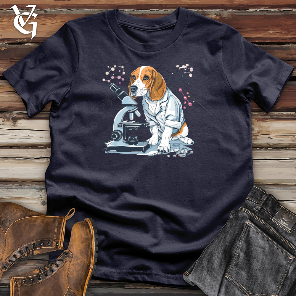 Viking Goods Beagle Scientist Discovery Cotton Tee Navy / L