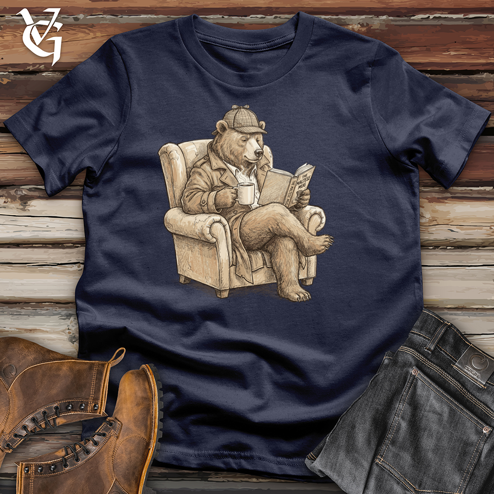 Viking Goods Bear Detective Tee Navy / L