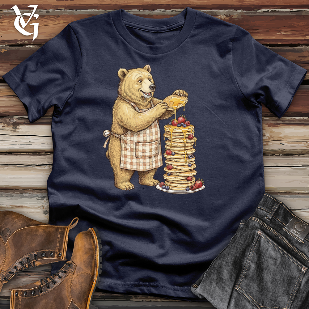 Viking Goods Bear Pancake Stack Tee Navy / L