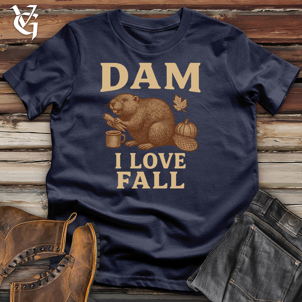 Viking Goods Beaver Fall Love Softstyle Tee Navy / L