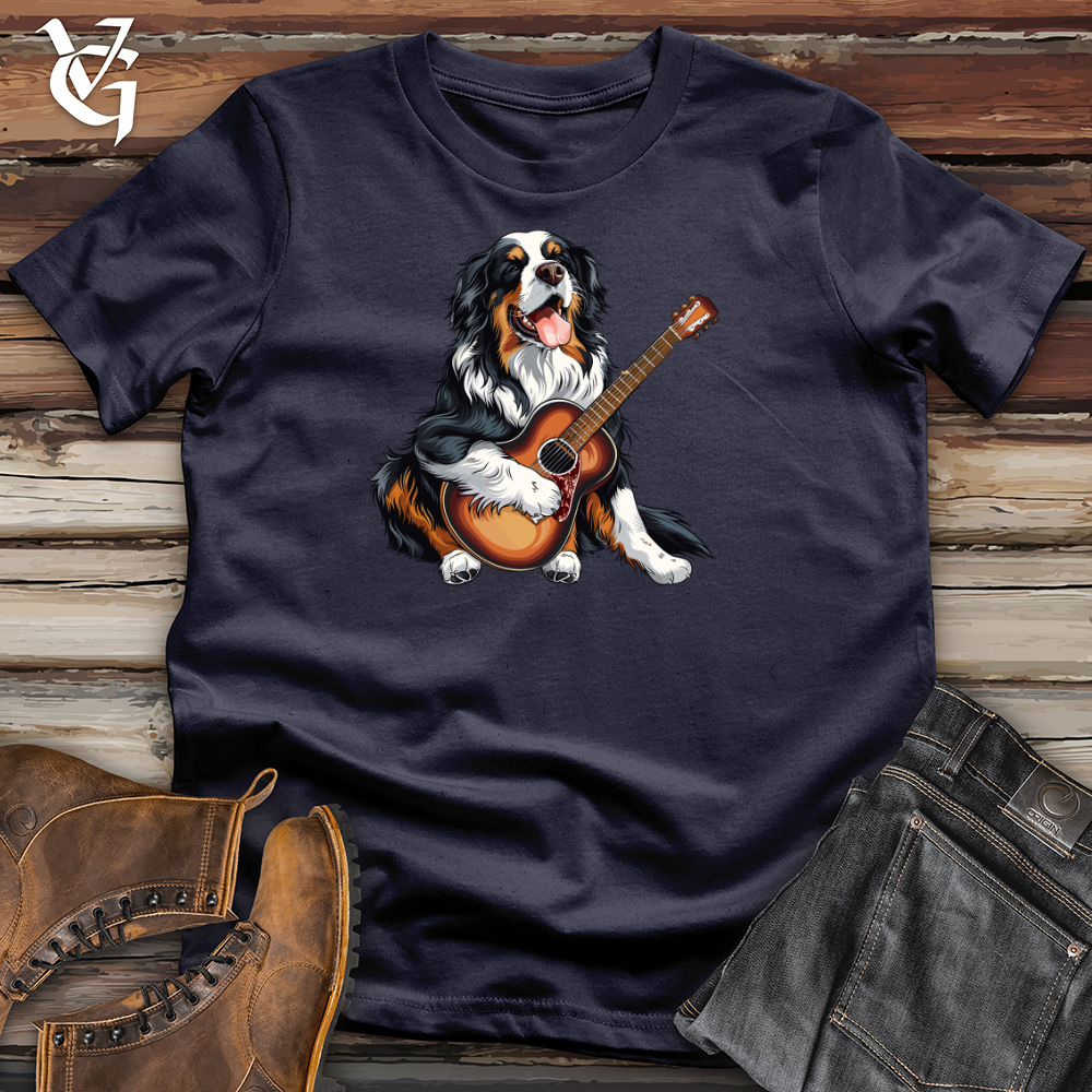 Viking Goods Bernese Guitar Serenade Cotton Tee Navy / L