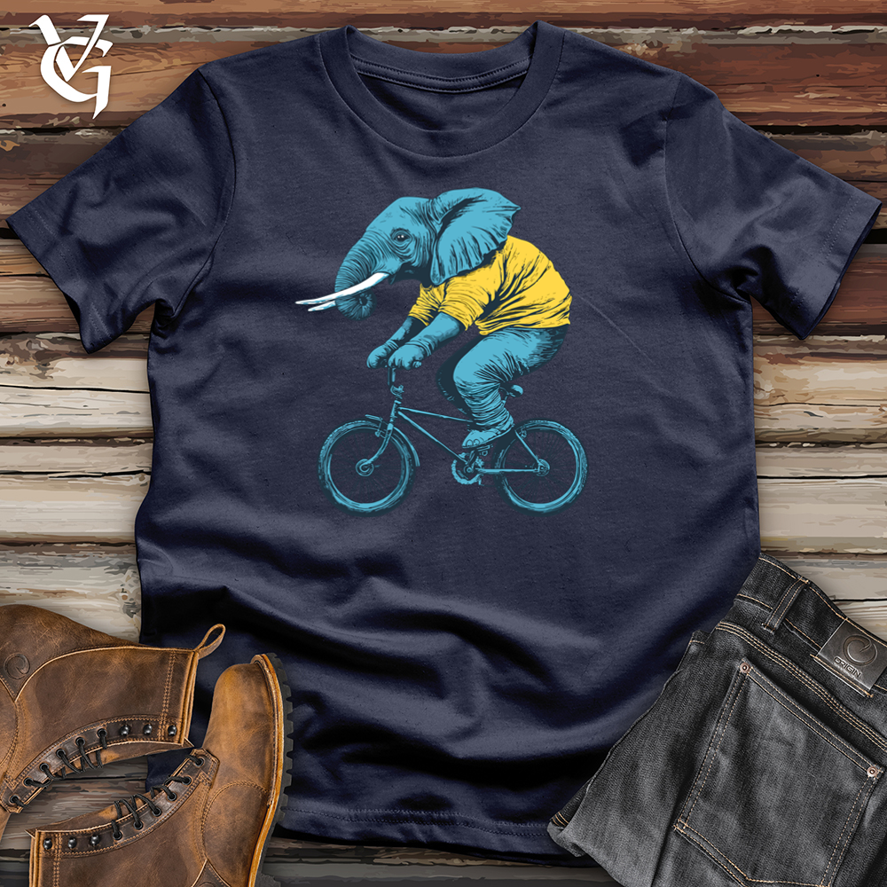 Viking Goods Blue Elephant Biker Softstyle Tee Navy / L