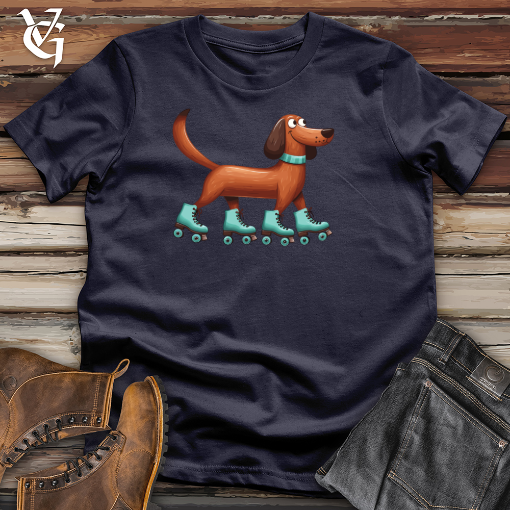 Viking Goods Brown Dog Cotton Tee Navy / L