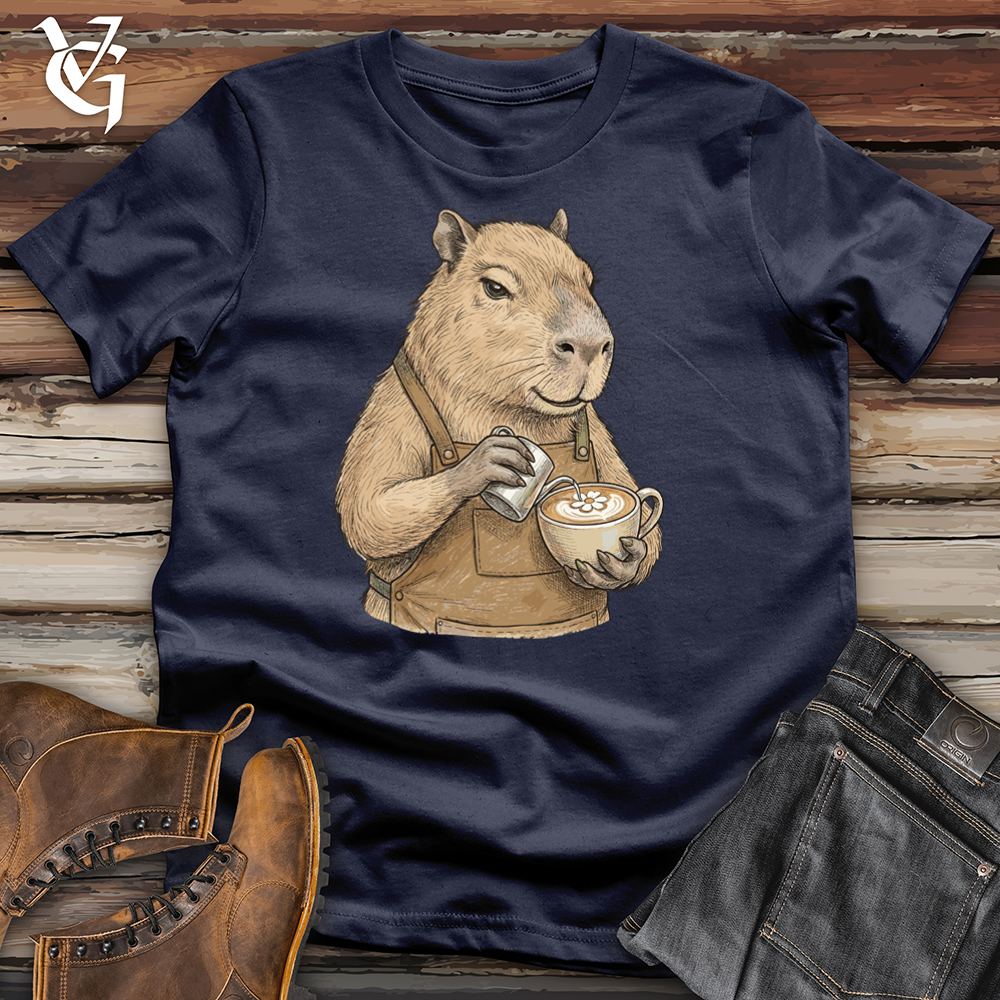 Viking Goods Capybara Barista Tee Navy / L