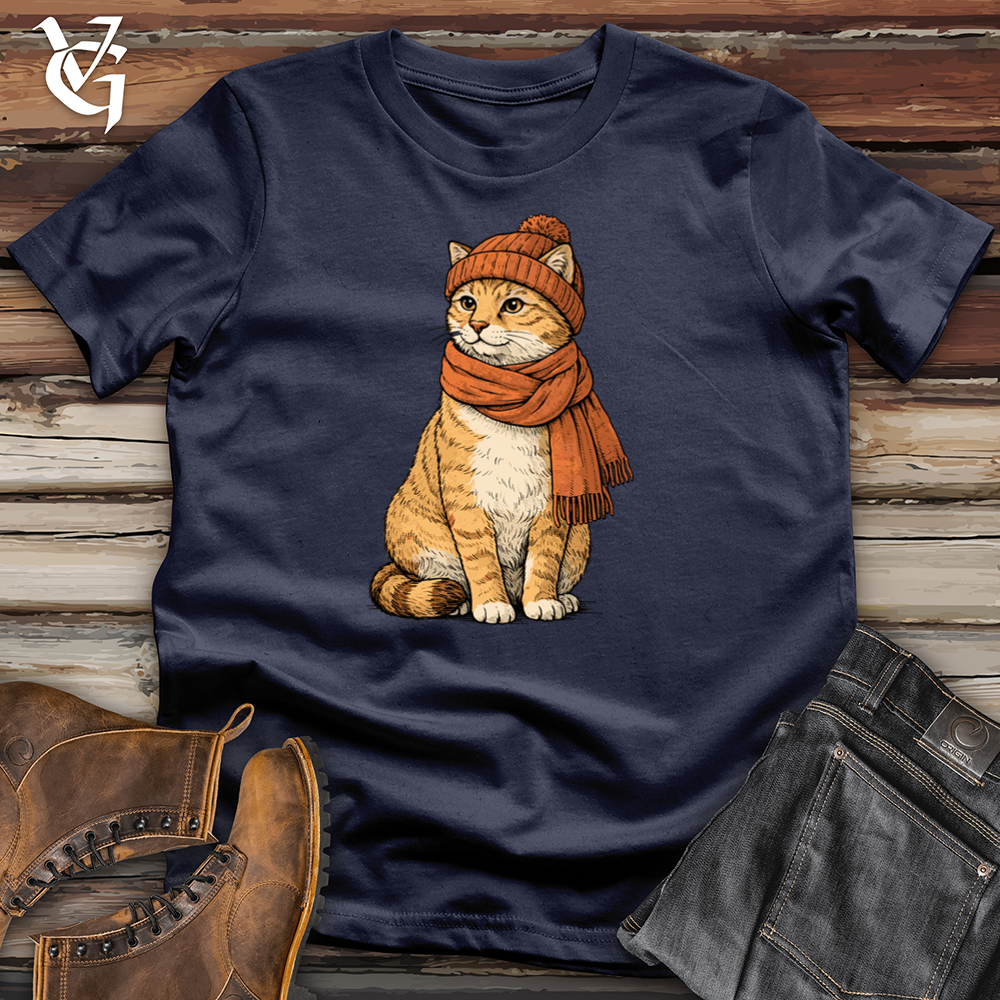 Viking Goods Cat With Bennie Tee Navy / L