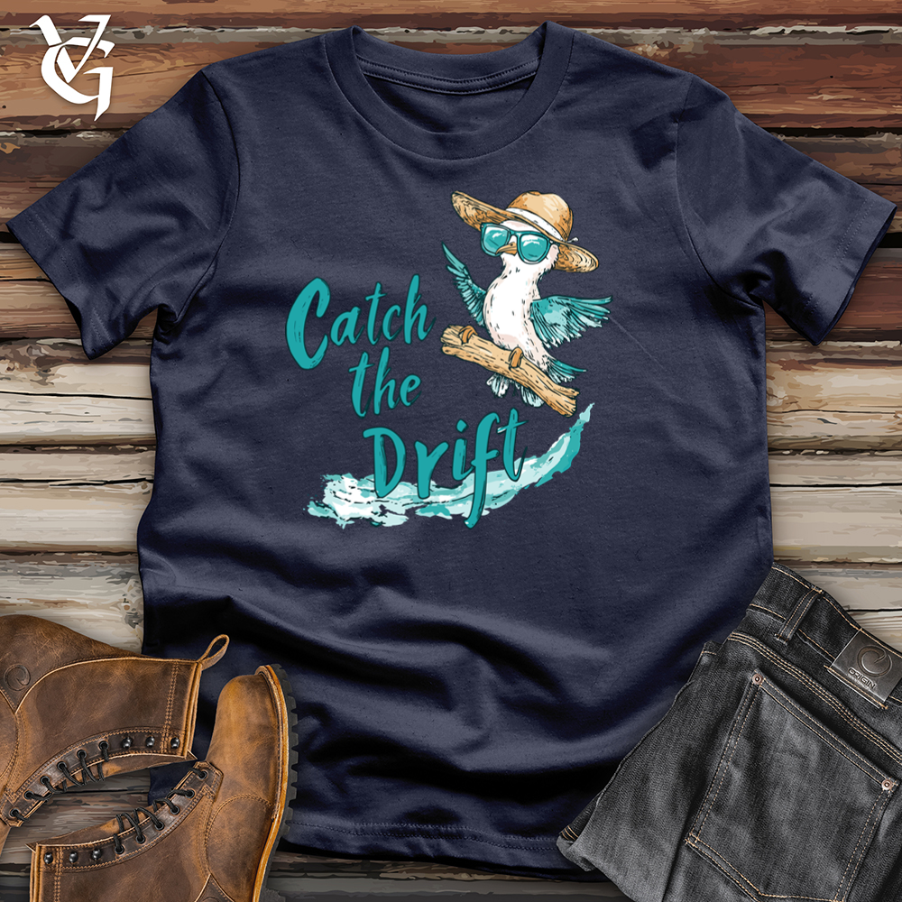 Viking Goods Catch The Drift Softstyle Tee Navy / L