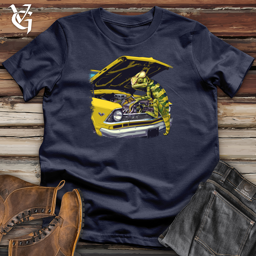 Viking Goods Chameleon Mechanic Marvel Softstyle Tee Navy / L