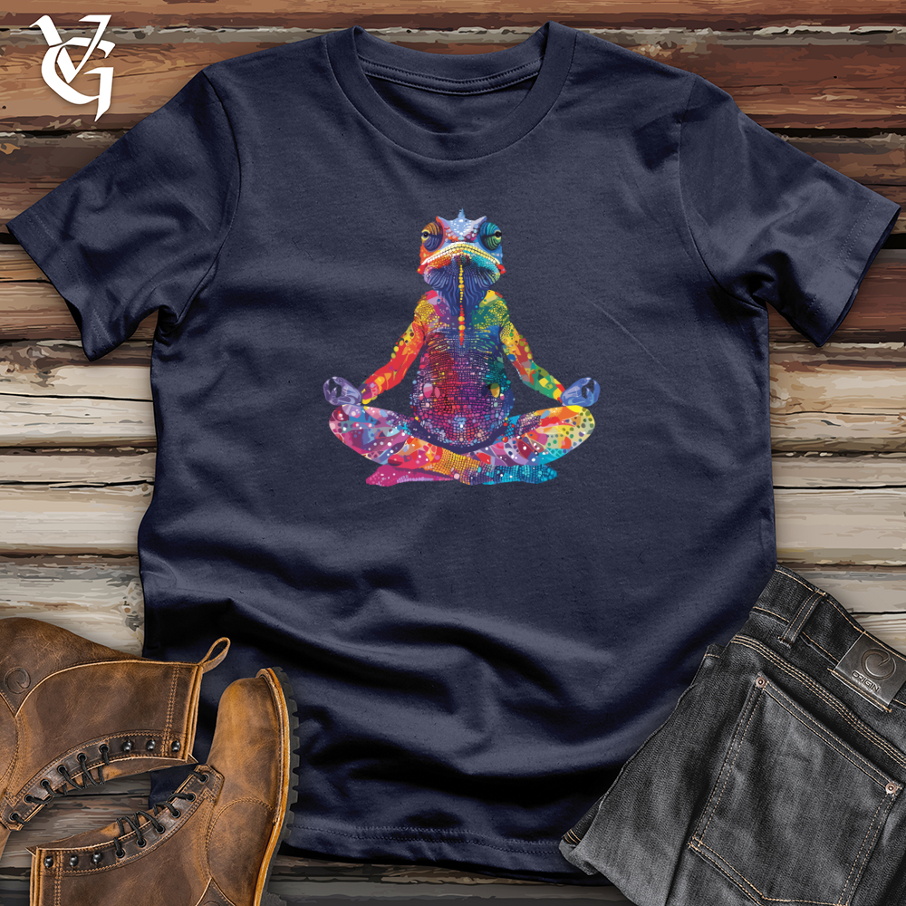 Viking Goods Chameleon Zen Mandala Softstyle Tee Navy / L