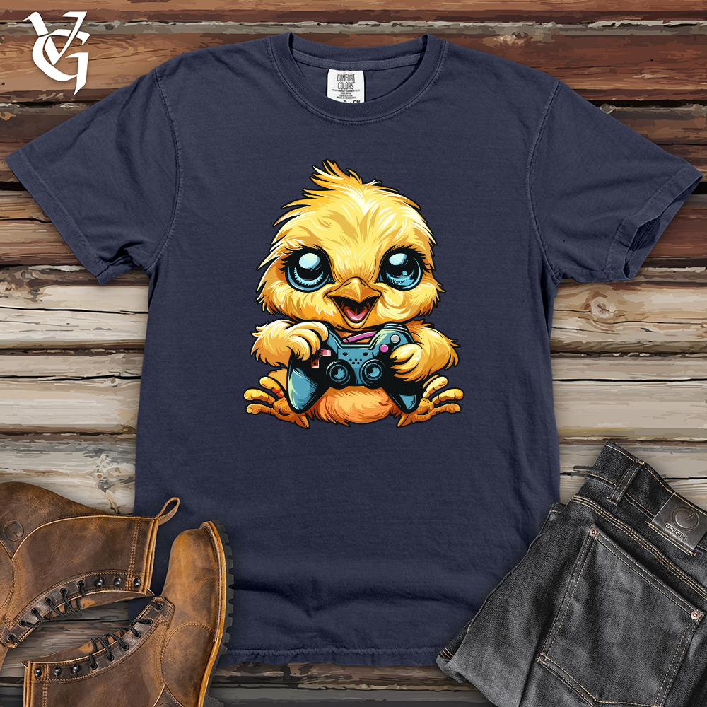 Viking Goods Chick Gamer Thrill Heavy Cotton Comfort Colors Tee Navy / L