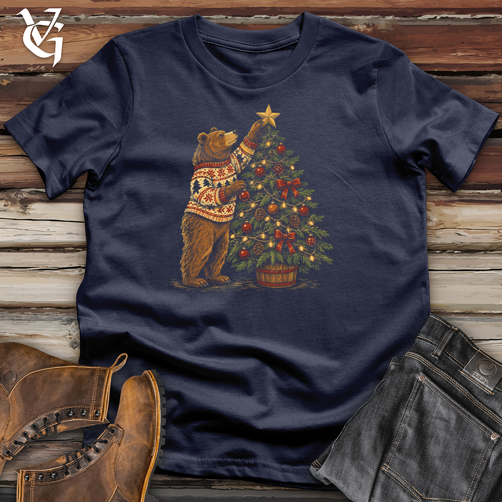 Viking Goods Christmas Bear Tee Navy / L
