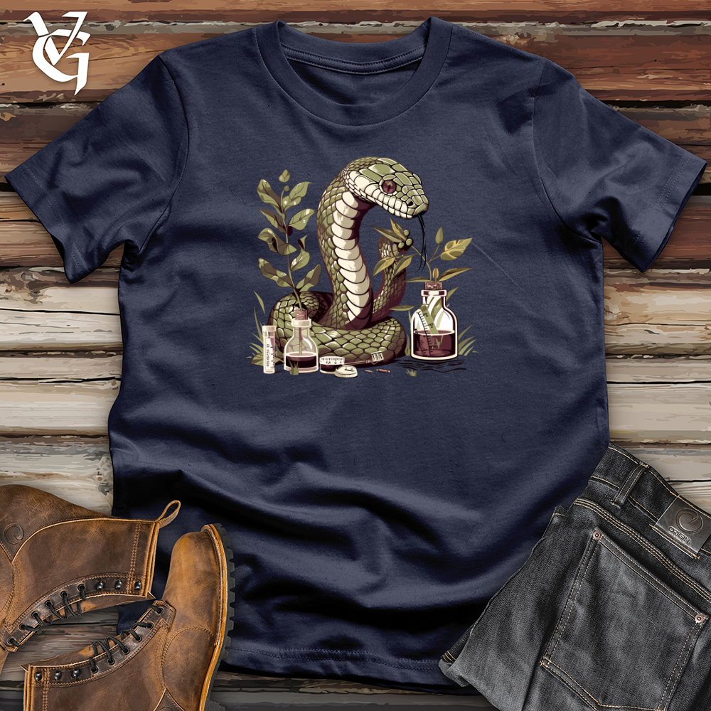 Viking Goods Cobra Botanist Inquiry Softstyle Tee Navy / L