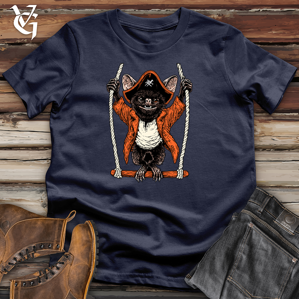 Viking Goods Colonial Shipwreck Bat Softstyle Tee Navy / L