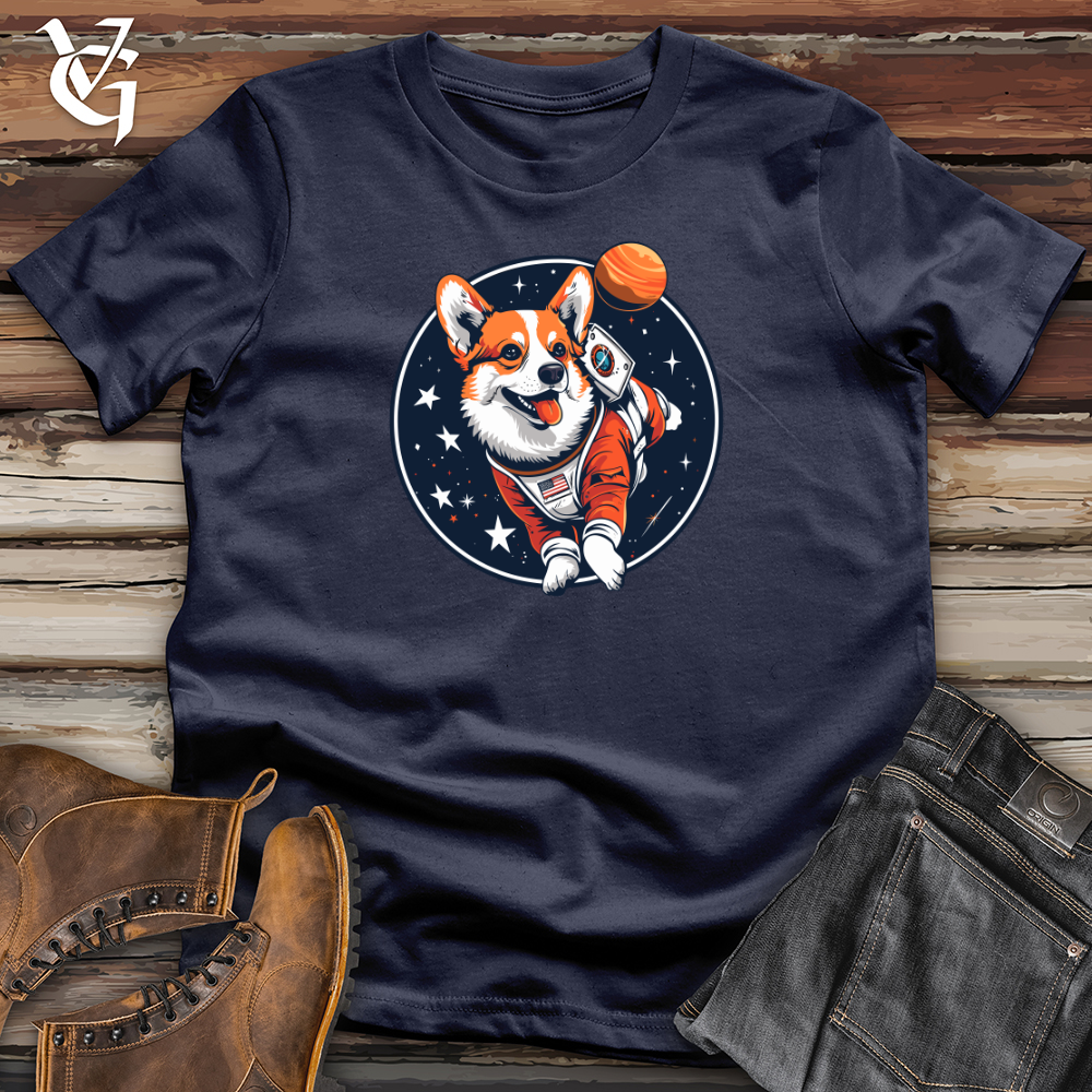 Viking Goods Corgi Astronaut Odyssey Softstyle Tee Navy / L