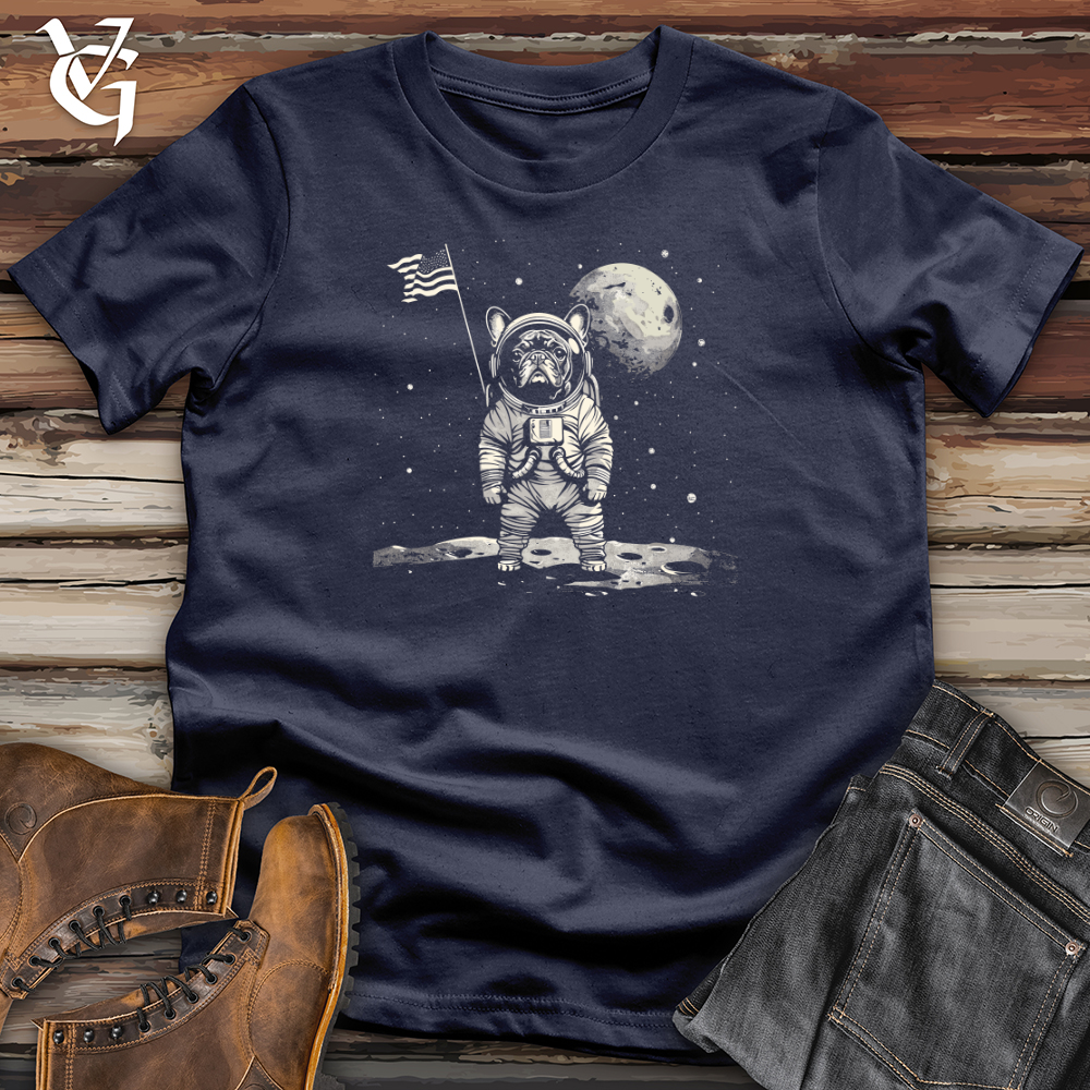 Viking Goods Cosmic Bulldog Odyssey Softstyle Tee Navy / L