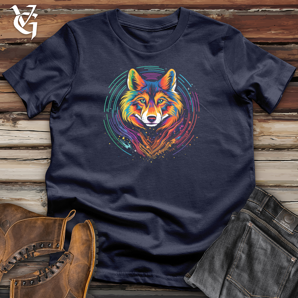 Viking Goods Cosmic Fox Vibrance Softstyle Tee Navy / L