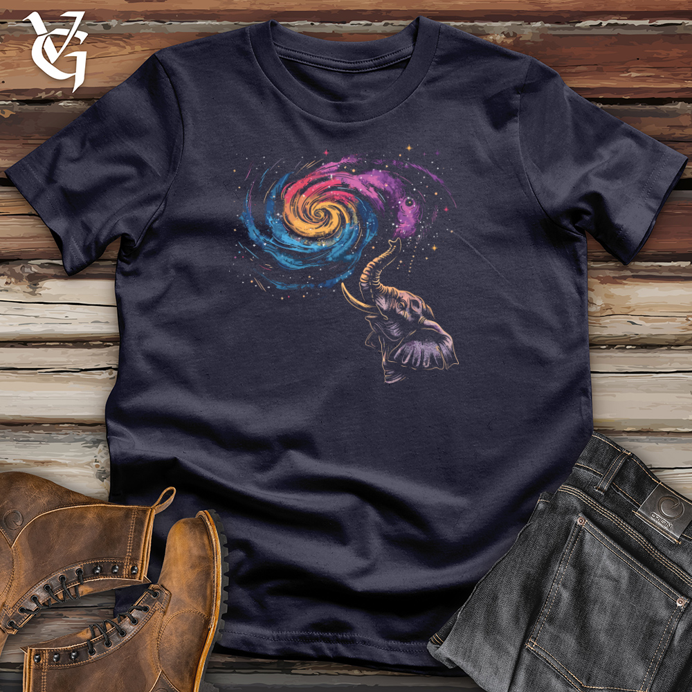 Viking Goods Cosmic Trumpet Spiral Cotton Tee Navy / L