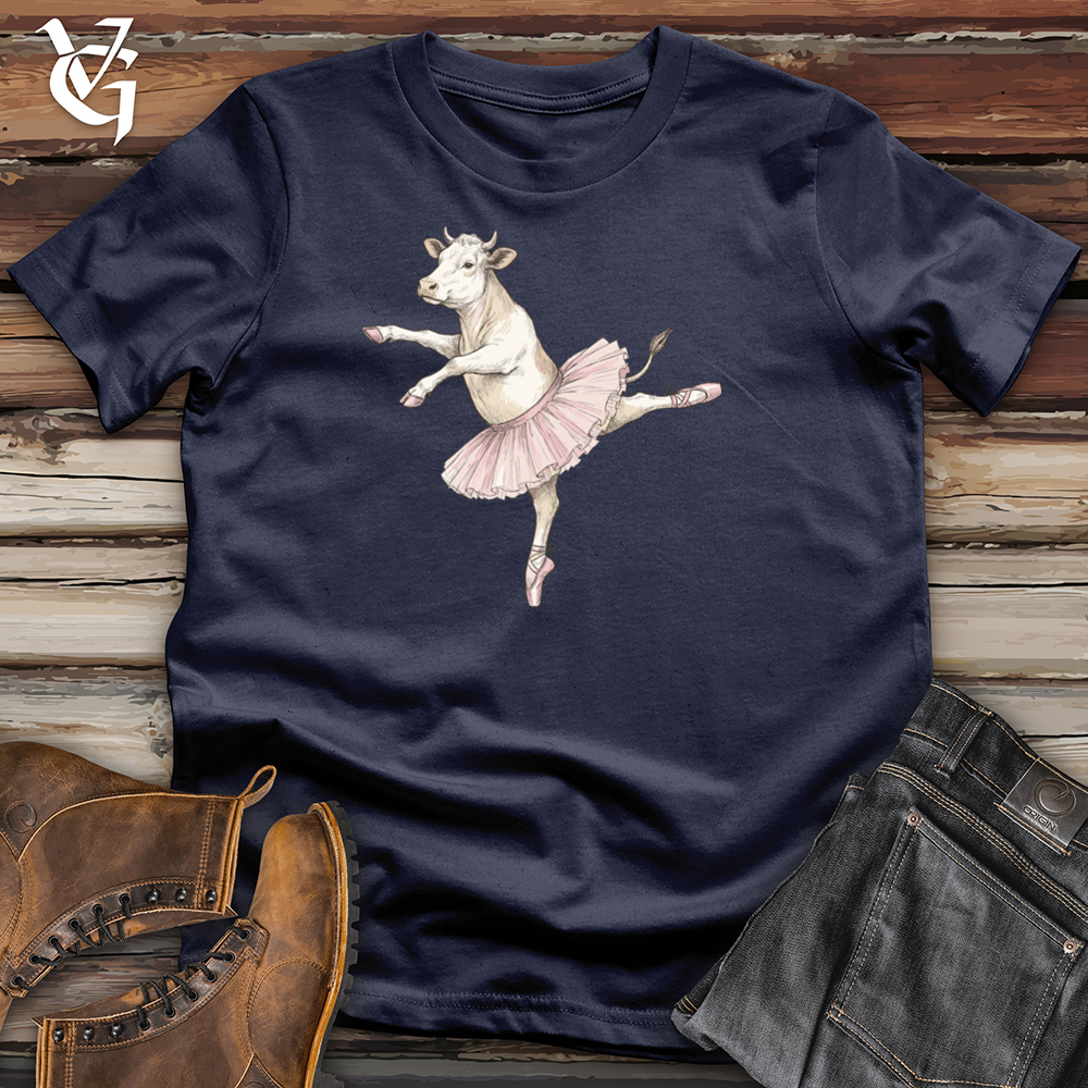Viking Goods Cow Ballet Dancer Tee Navy / L
